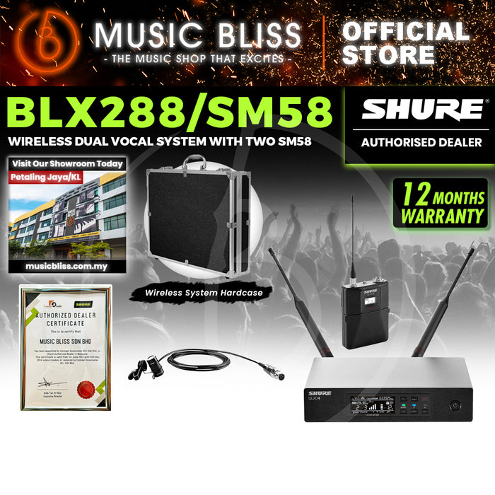 Shure QLXD14/85 Wireless Cardioid Lavalier Microphone System