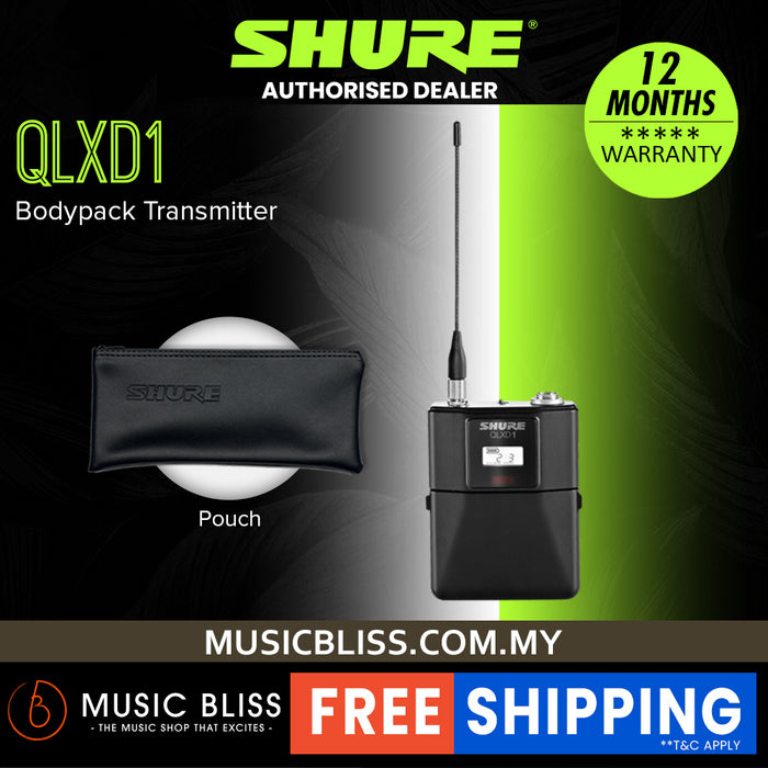 Shure QLXD1 Wireless Bodypack Transmitter