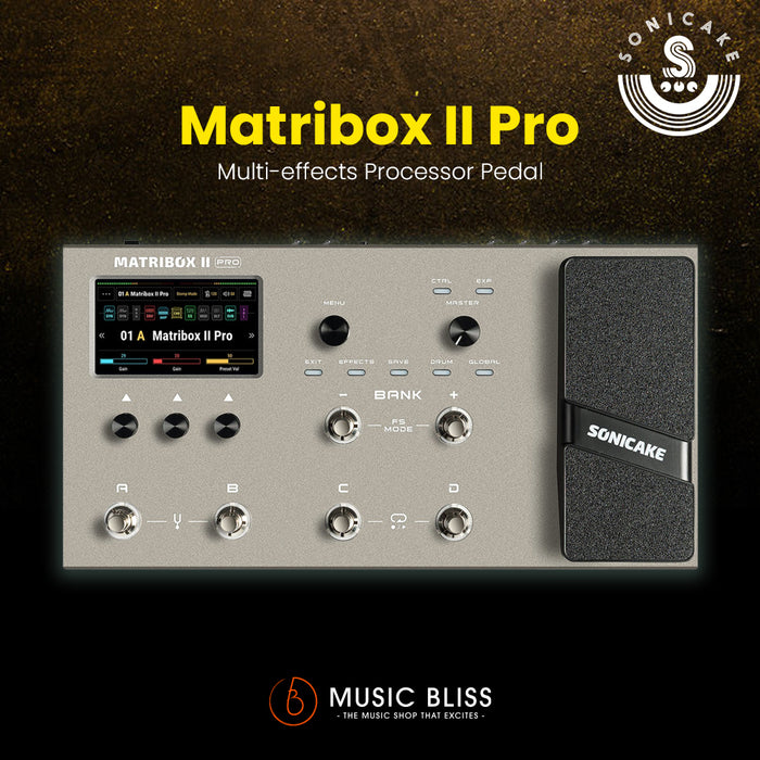 Sonicake QME-200 Matribox II Pro Multi Effects Processor Pedal