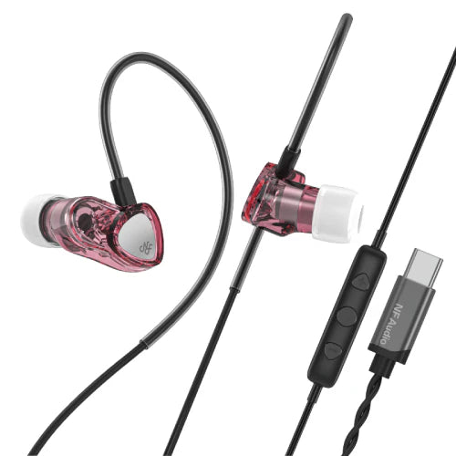 NF Acous RA05 Dynamic Driver Earphones IEM Type C No Mic (Pink)