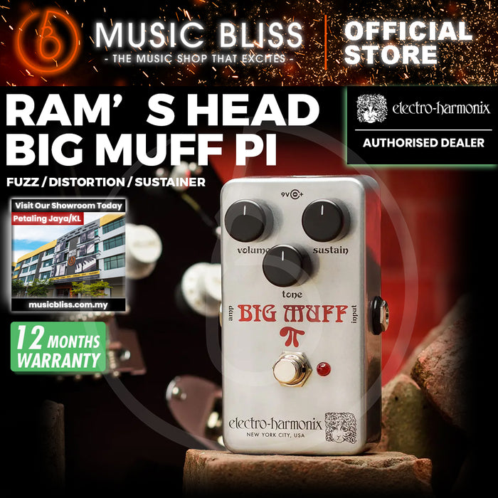 Electro Harmonix Ram's Head Big Muff Pi Fuzz Pedal