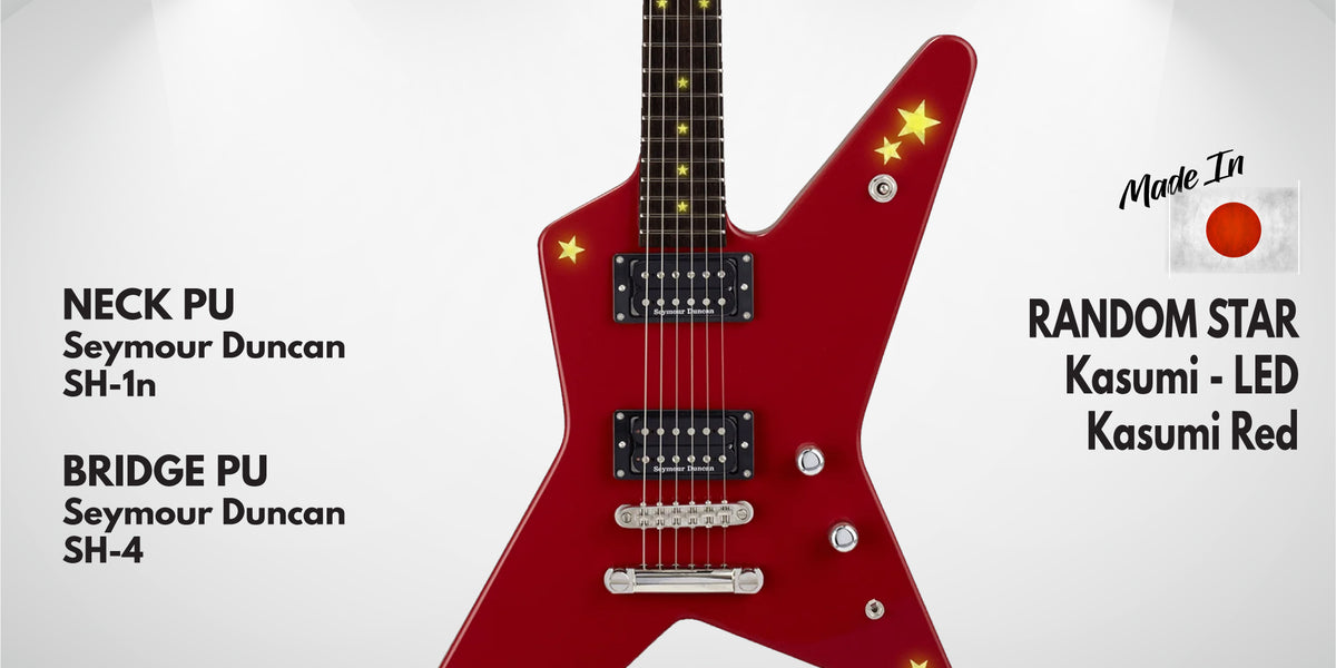 ESP Original RANDOM STAR Kasumi - LED - Kasumi Red [MIJ - Made in