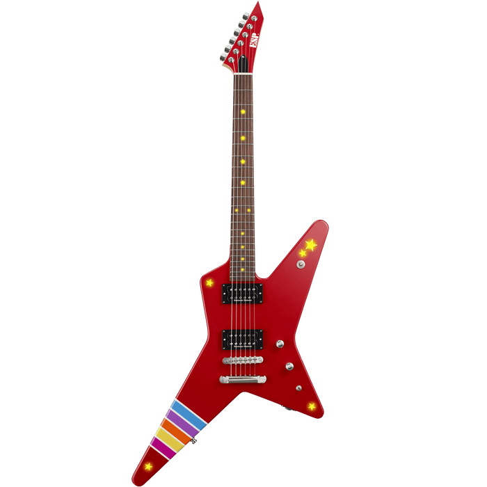 ESP Original RANDOM STAR Kasumi III - LED - Kasumi Red [MIJ - Made in Japan] - Music Bliss Malaysia