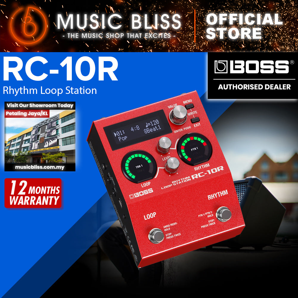 Boss RC10R Rhythm Loop Station Pedal (RC-10R) | Music Bliss Malaysia