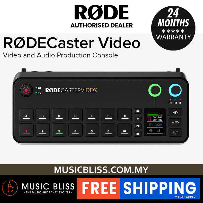 Rode Rodecaster Video Rode RODECaster Video A/V Production Console | Music Bliss Malaysia