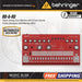 Behringer RD-6-RD Analog Drum Machine - Red - Music Bliss Malaysia