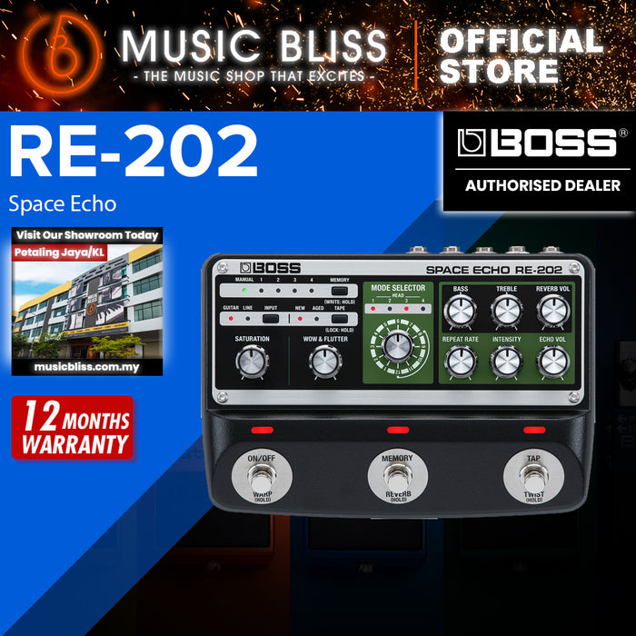 Boss RE-202 Space Echo Digital Delay Pedal