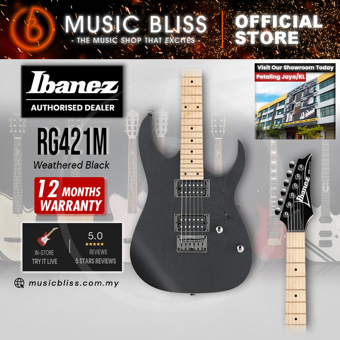 Ibanez RG421M Electric Guitar - Weathered Black