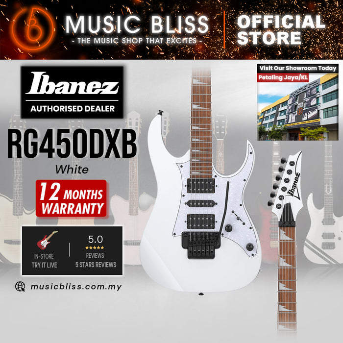 Ibanez RG Standard RG450DXB Electric Guitar - White