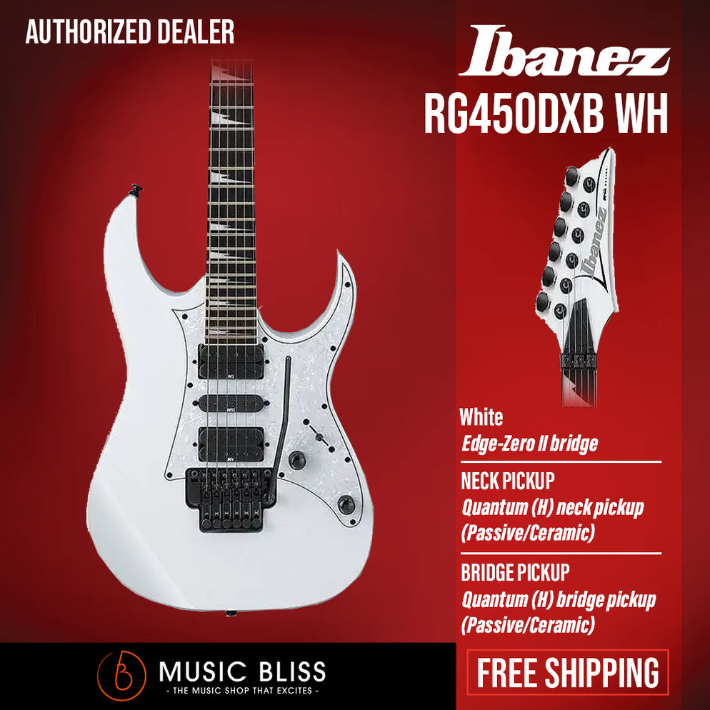 Ibanez RG Standard RG450DXB Electric Guitar - White (RG450DXB-WH ...