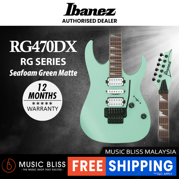 Ibanez RG470DX Electric Guitar - Sea Foam Green Matte