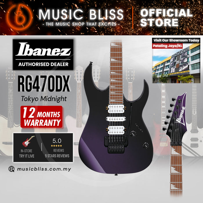 Ibanez RG470DX Electric Guitar - Midnight
