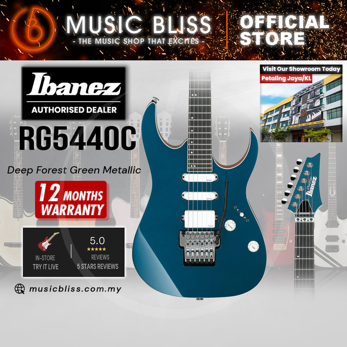 Ibanez Prestige RG5440C Electric Guitar - Deep Forest Green Metallic