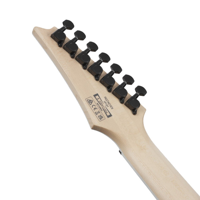 Ibanez RG7421EX RG Standard Series 7-String Electric Guitar - Black Flat (RG7421EX-BKF)