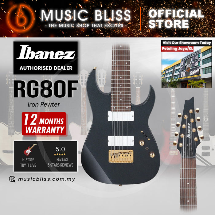 Ibanez Standard RG80F Electric Guitar - Iron Pewter