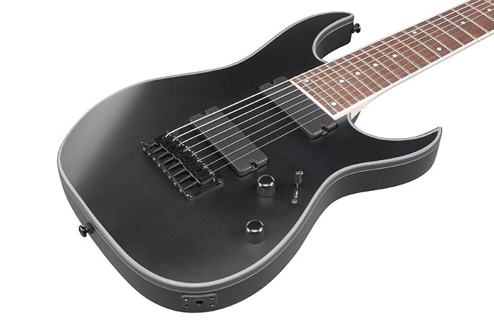 Ibanez RG Standard RG8EX 8-String Electric Guitar - Black Flat