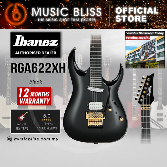 Ibanez Prestige RGA622XH Electric Guitar - Black