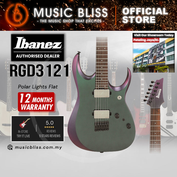 Ibanez Prestige RGD3121 Electric Guitar - Polar Lights Flat