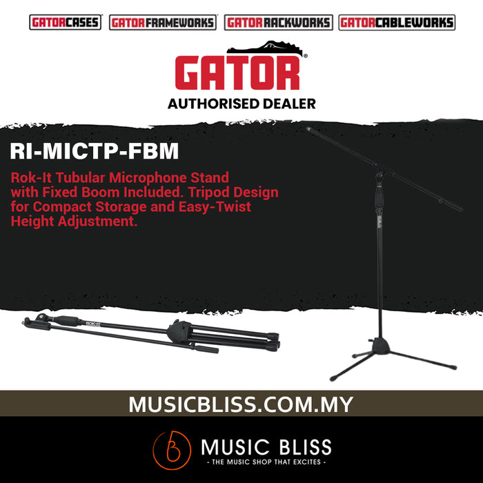 Gator Frameworks RI-MICTP-TBM ROK-IT Basic Microphone Stand