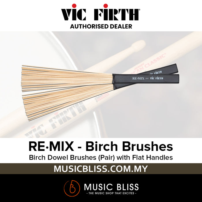 Vic Firth RM3 RE.MIX Birch Brushes
