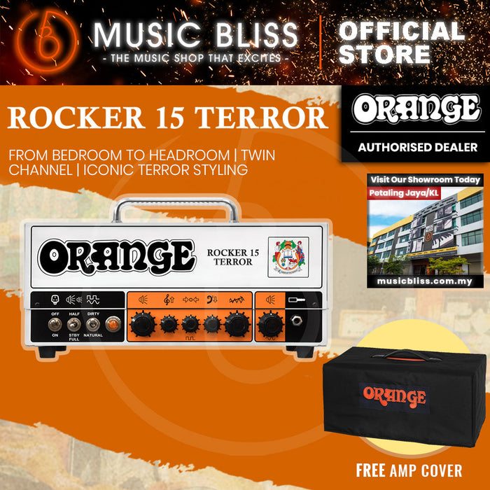 Orange Rocker 15 Terror 15-watt 2-channel Tube Head