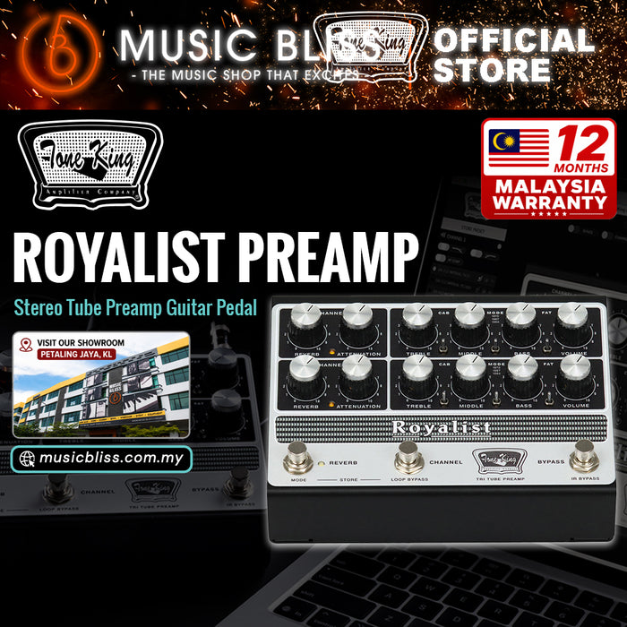 Tone King Royalist Tri-tube Preamp and DI Pedal