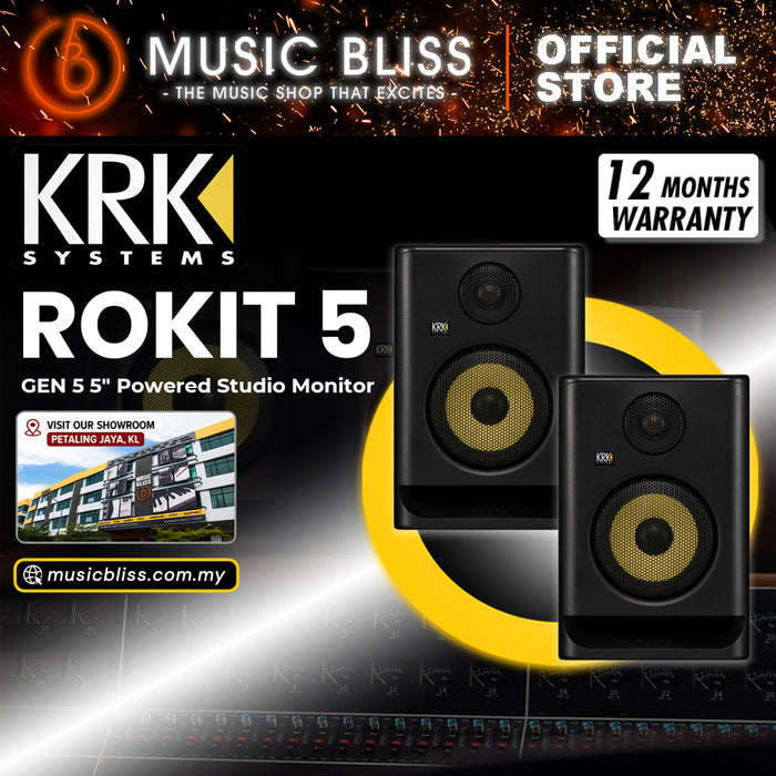 KRK ROKIT 5 G5 5" Powered Studio Monitor - Pair