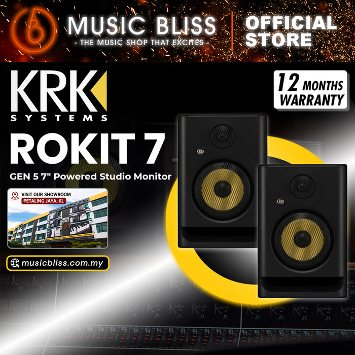 KRK ROKIT 7 G5 7" Powered Studio Monitor - Pair