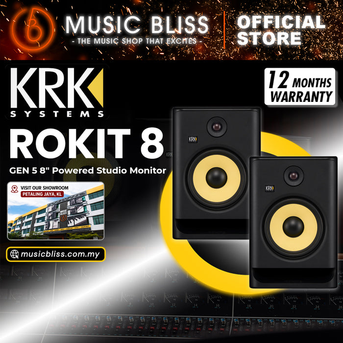 KRK ROKIT 8 G5 8" Powered Studio Monitor - Pair