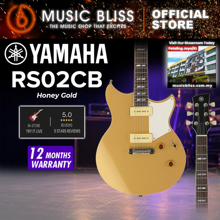 Yamaha RS02CB Chris Buck Signature Revstar Electric Guitar - Honey Gold