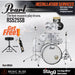 Pearl Roadshow 5-piece Drum Set with Drumstick and Throne - 22" Kick - Pure White - Music Bliss Malaysia
