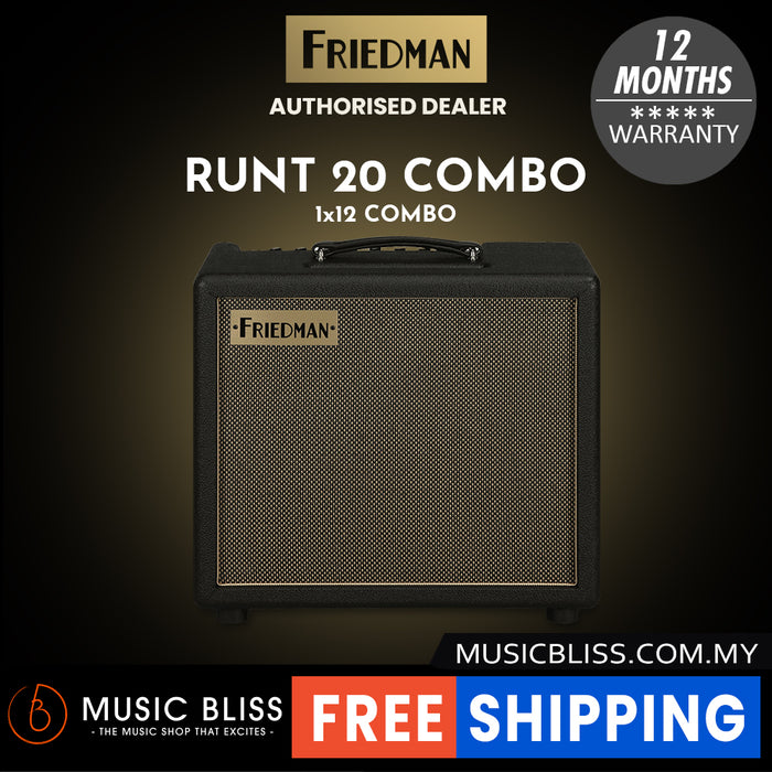 Friedman Runt-20 1x12" 20-watt Tube Combo Amp