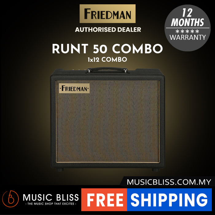 Friedman Runt-50 1x12" 50-watt Tube Combo Amp