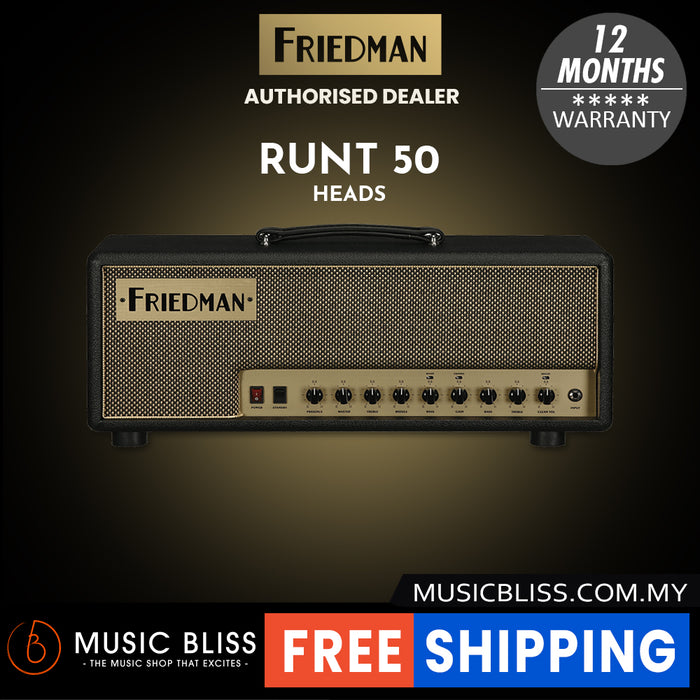 Friedman Runt-50 - 50-watt Tube Head
