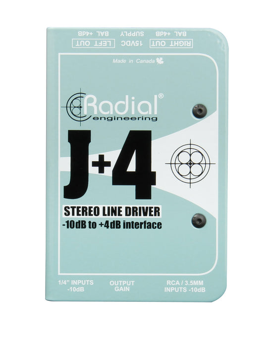 Radial Engineering J+4 2-channel Signal Level Driver - Music Bliss Malaysia
