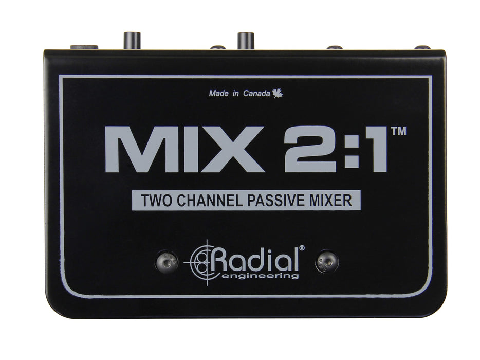 Radial Engineering Mix 2:1 Two-Channel Summing Mixer - Music Bliss Malaysia