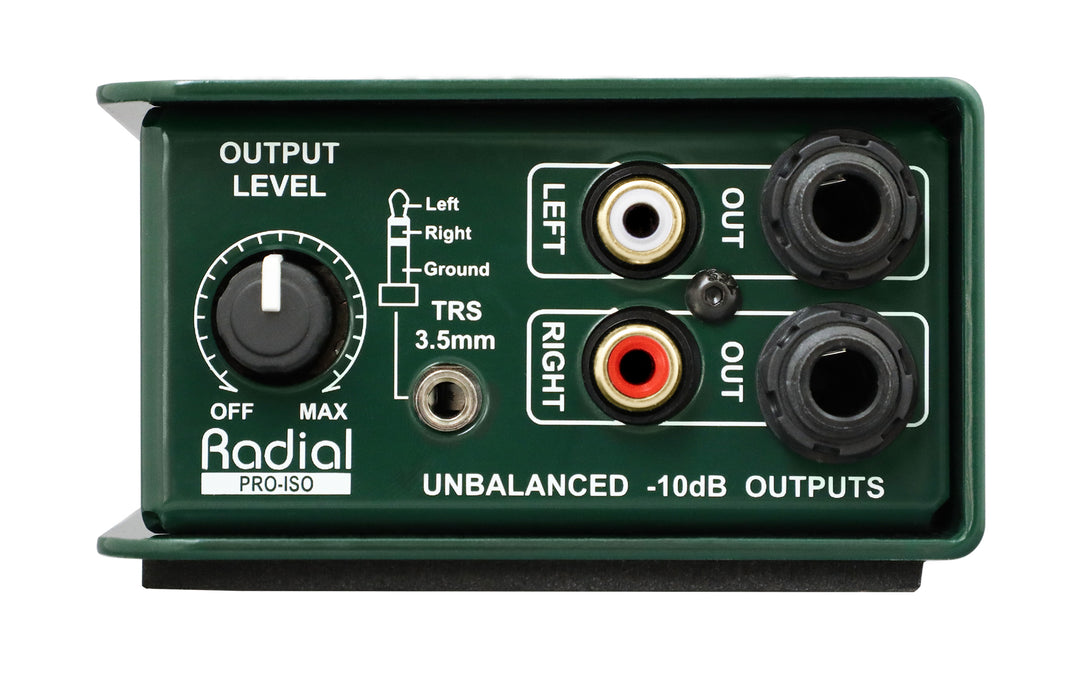 Radial Engineering Pro-Iso +4dB To -10dB Converter - Music Bliss Malaysia