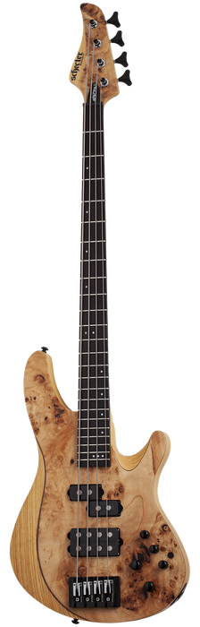 Schecter Reaper-4 Electric Bass Guitar - Natural Satin