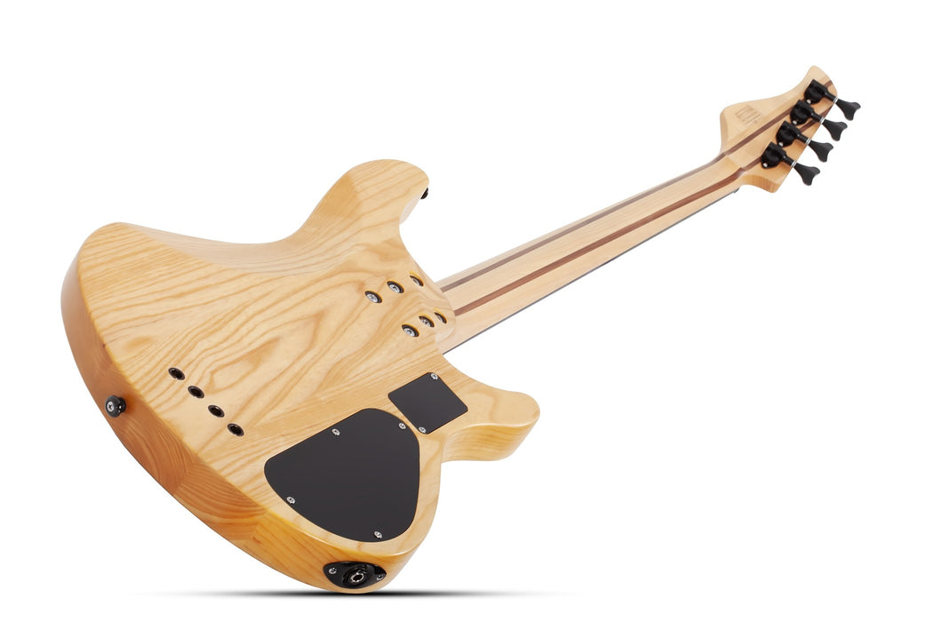 Schecter Reaper-4 Left-Handed Electric Bass Guitar - Natural Satin