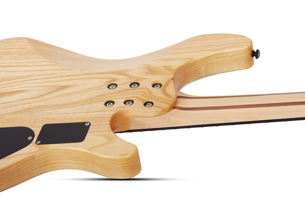 Schecter Reaper-4 Left-Handed Electric Bass Guitar - Natural Satin