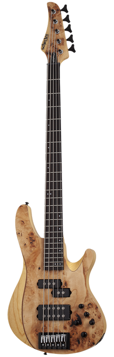 Schecter Reaper-5 Electric Bass Guitar - Natural Satin