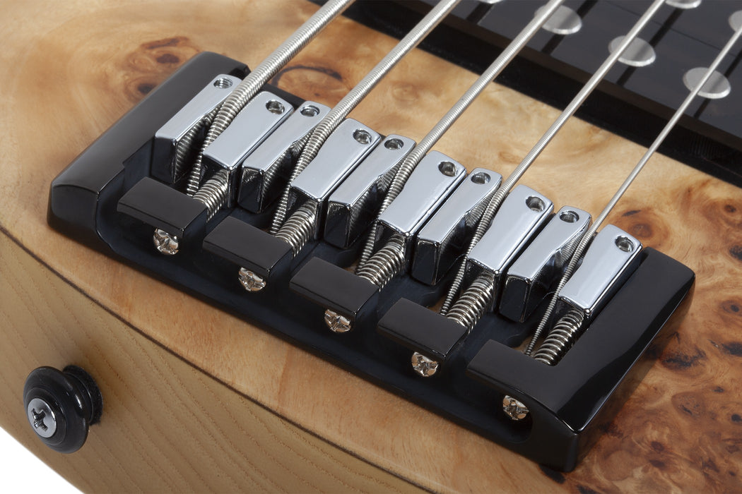 Schecter Reaper-5 Electric Bass Guitar - Natural Satin