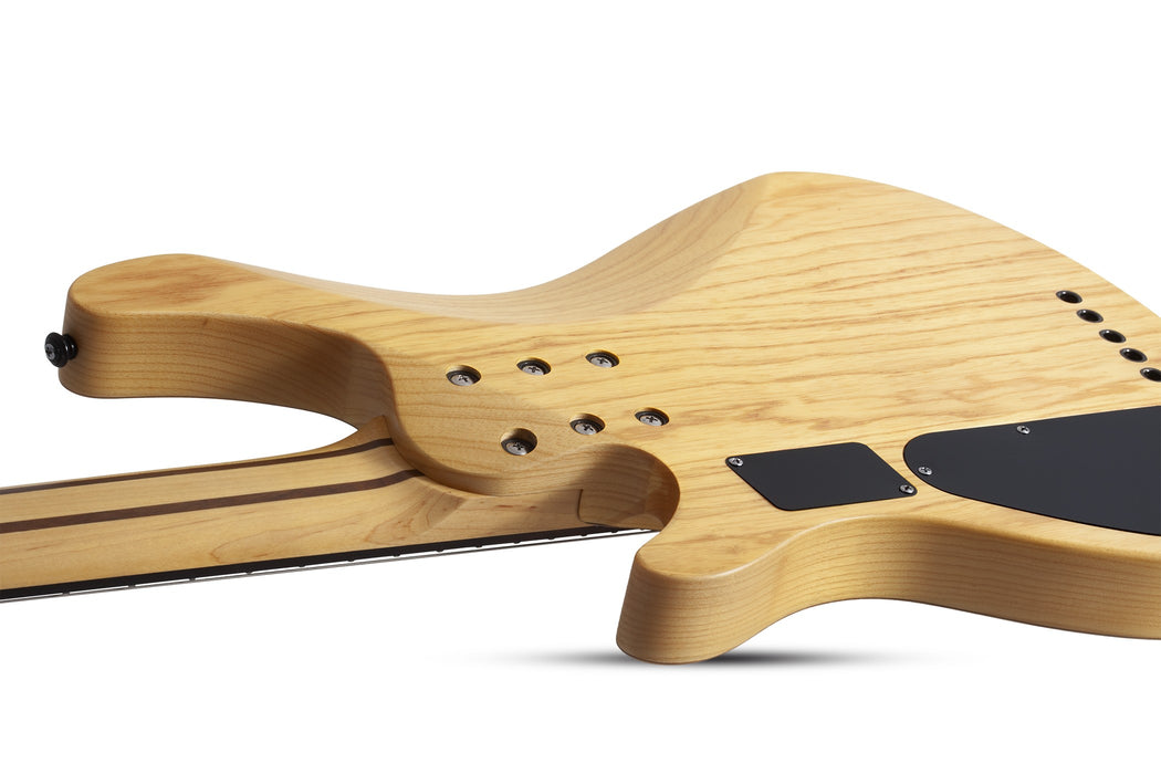 Schecter Reaper-5 Electric Bass Guitar - Natural Satin
