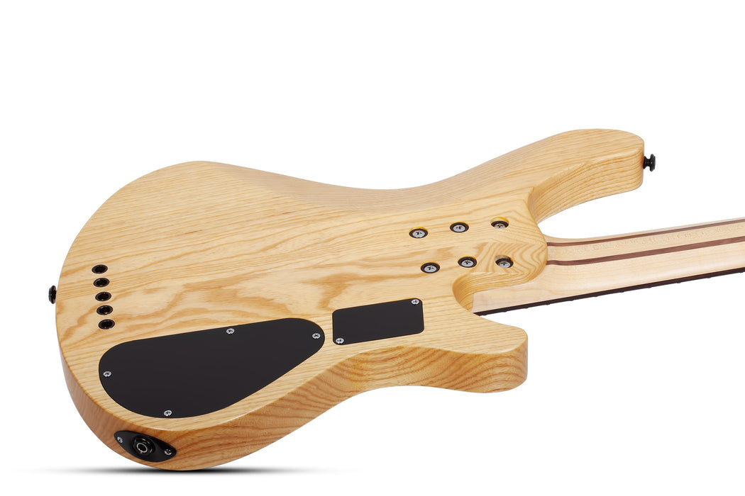 Schecter Reaper-5 Left-Handed Electric Bass Guitar - Natural Satin