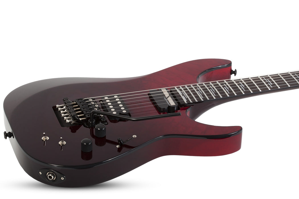 Schecter Reaper-6 Elite FR-S Left-Handed Electric Guitar - Bloodburst