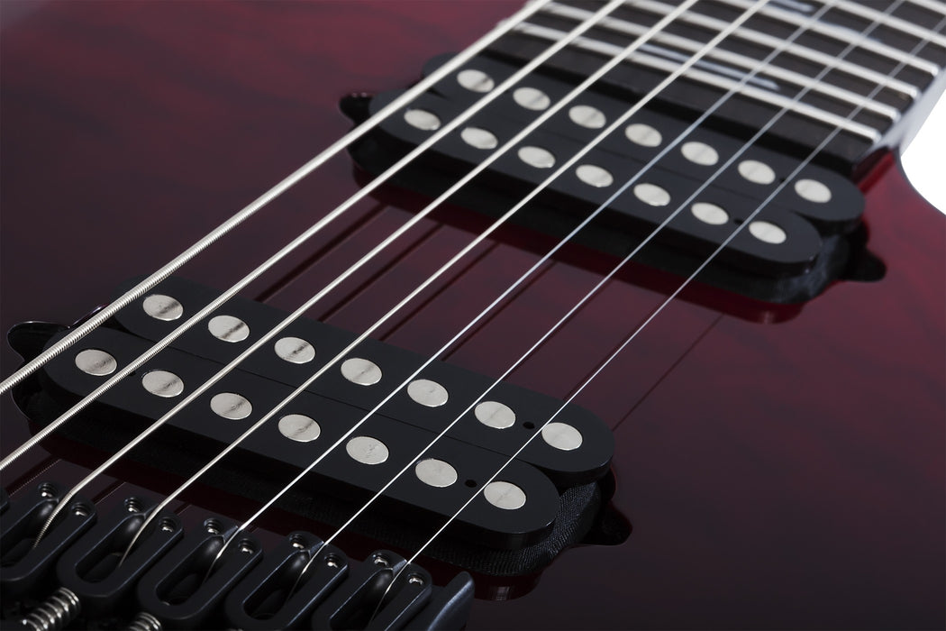 Schecter Reaper-7 Elite MS Left-Handed Electric Guitar - Bloodburst
