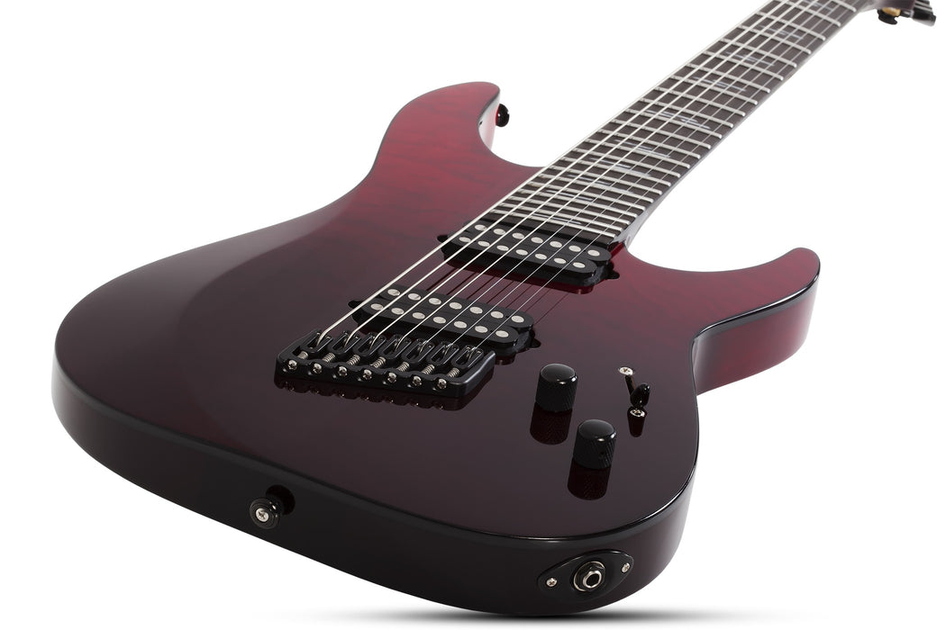 Schecter Reaper-7 Elite MS Left-Handed Electric Guitar - Bloodburst