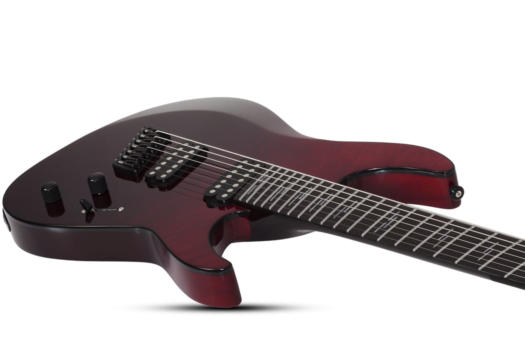Schecter Reaper-7 Elite MS Left-Handed Electric Guitar - Bloodburst