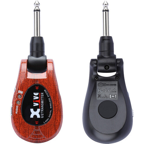 Xvive U2 2.4Ghz Digital Wireless Guitar System - Redwood