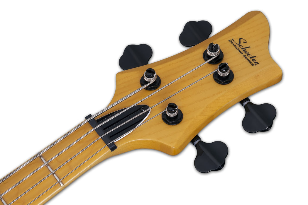 Schecter Riot Session-4 Left-Handed Electric Bass Guitar - Aged Natural Satin